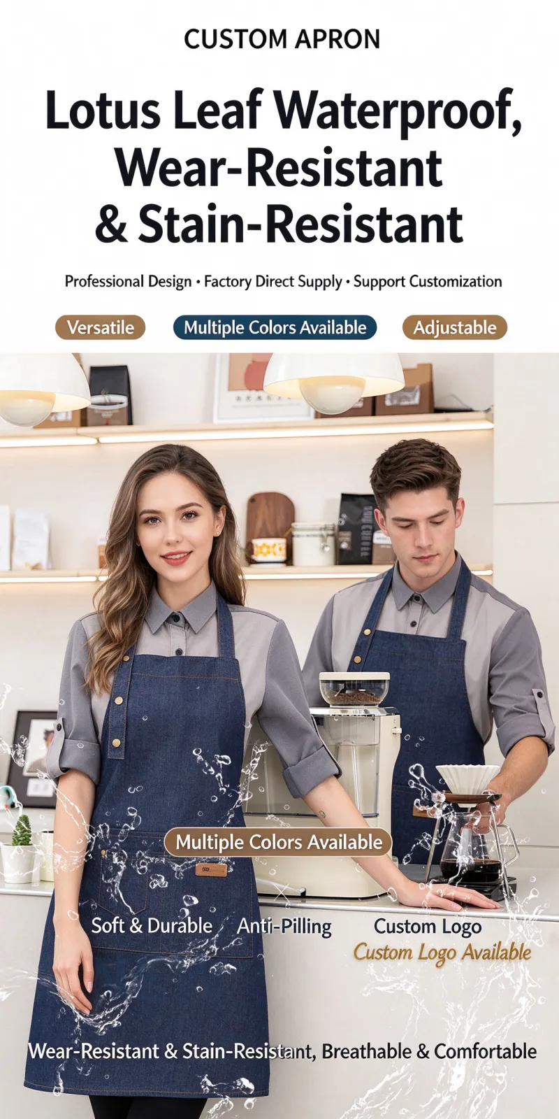 High Quality Waterproof Canvas Mens Aprons With... Aprons | DHgate