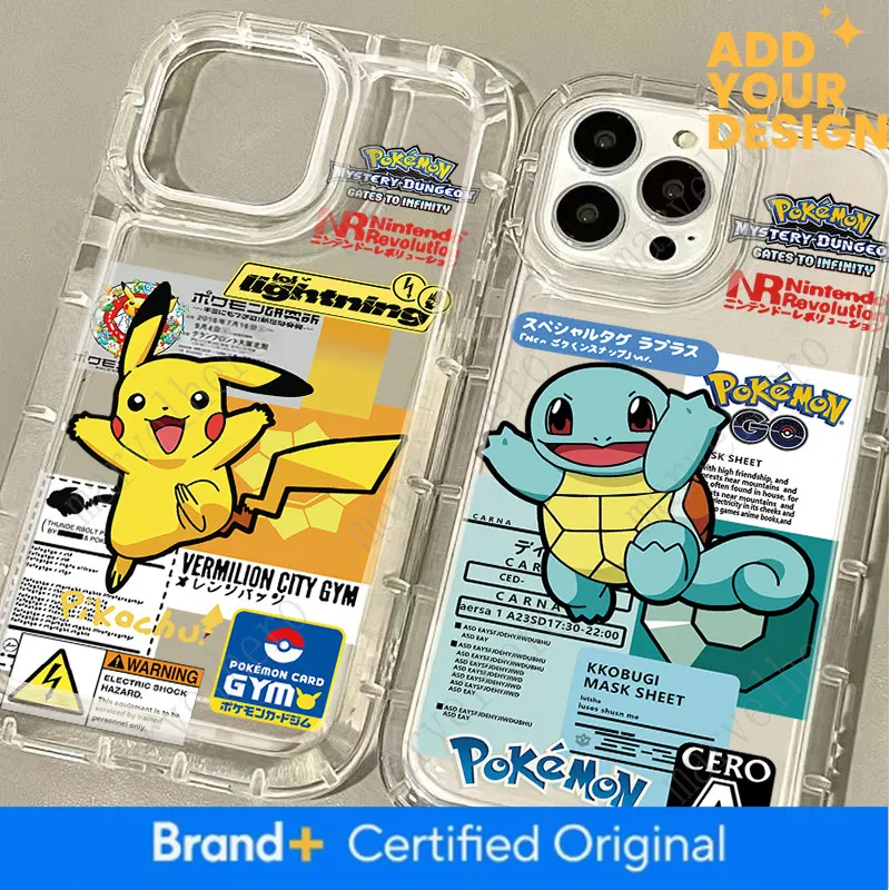 Pokemon Language Characters Pokemon P Pokemon Cool Pikachu Squirtle Soft Case For... | DHgate.Com
