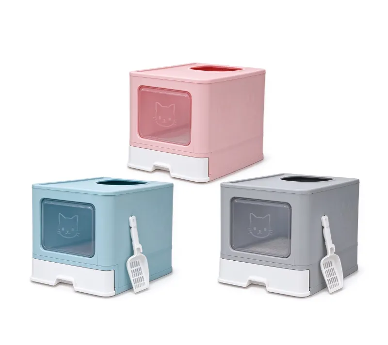 Fully Kitten Fully Enclosed Cat Cat Litter Storage With Top Out... From Leiming002 ...