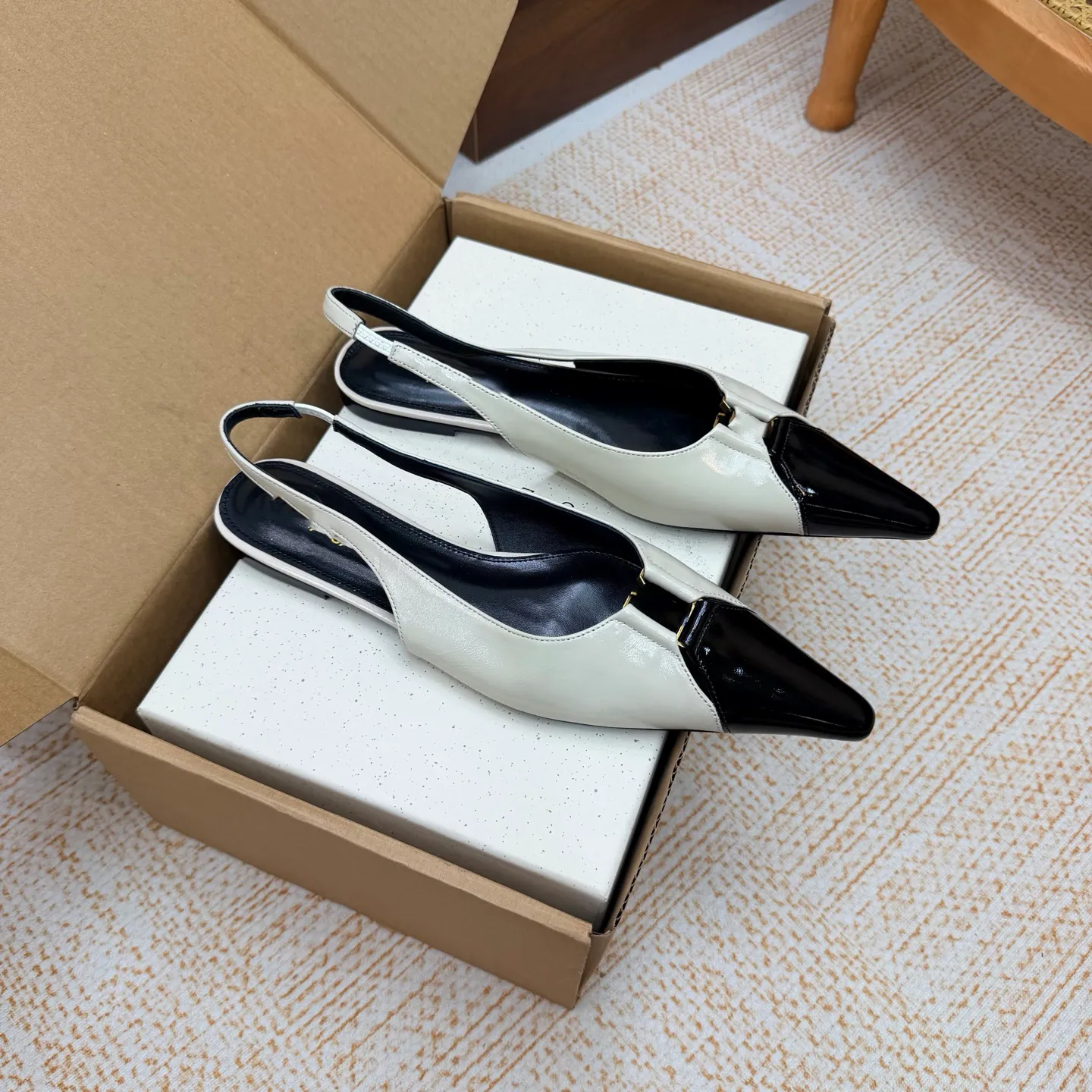 Metal Pump Texture Elegant Patent Leather Leather Slingback Kitten Heels... Sandals | DHgate