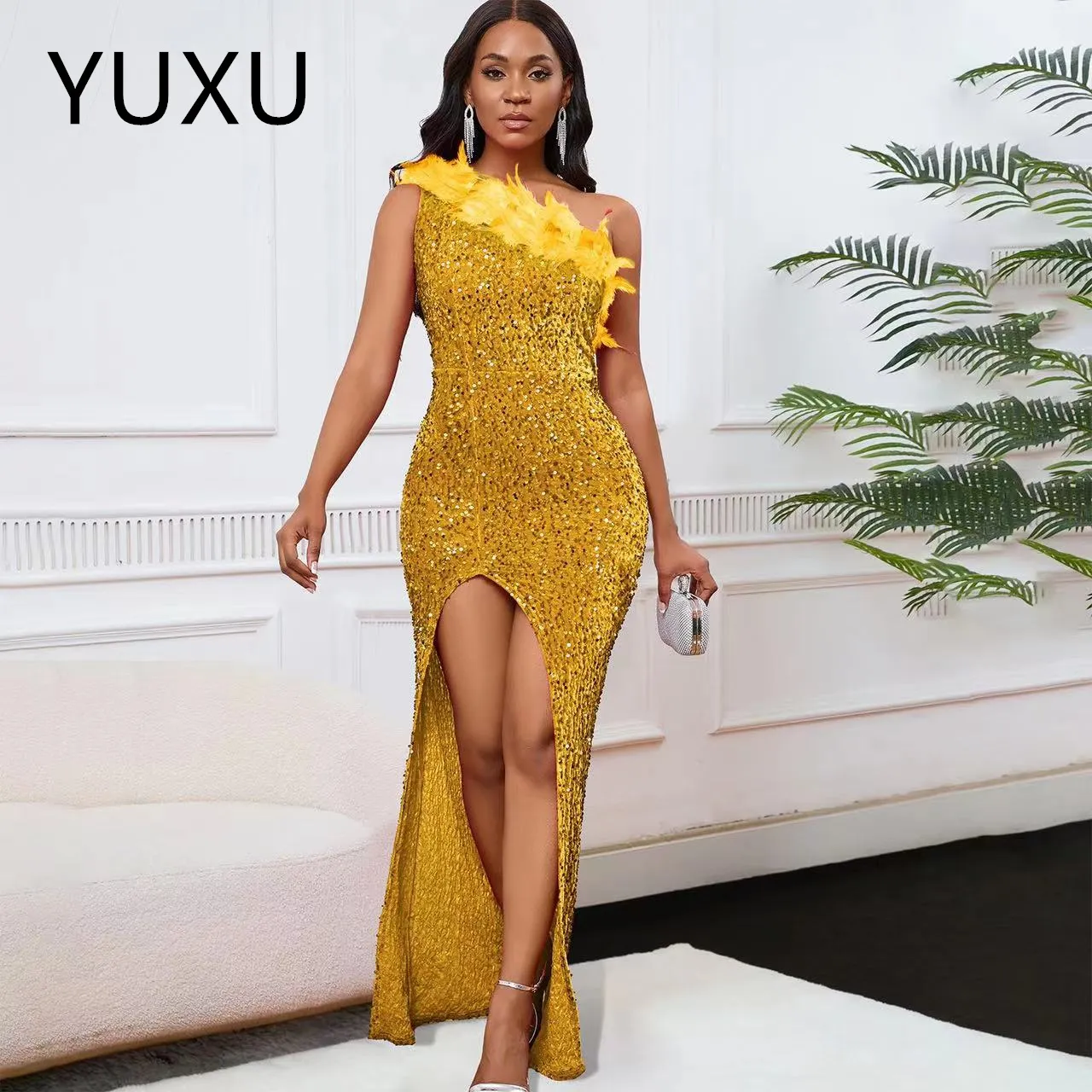 Black Sequin Feather Prom Dress with Beaded Lace - Sexy Evening Formal  Party Gown from Dhgate Prom Dresses - price 119.78