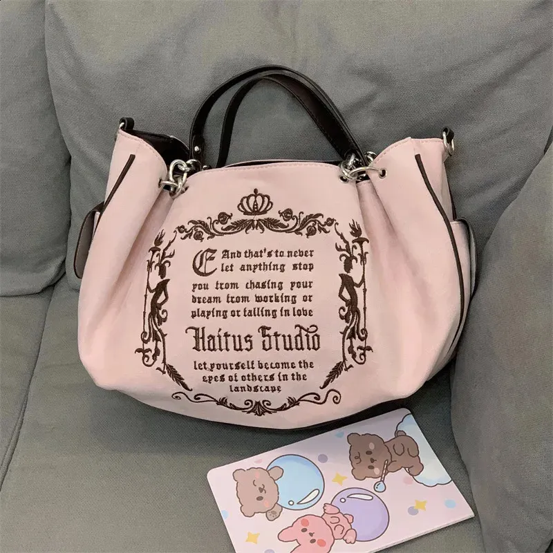 ★EMIS★ WIDE VINTAGE TOTE BAGPINK m1037_1334548 WIDE VINTAGE TOTE BAG-PINK - EMIS