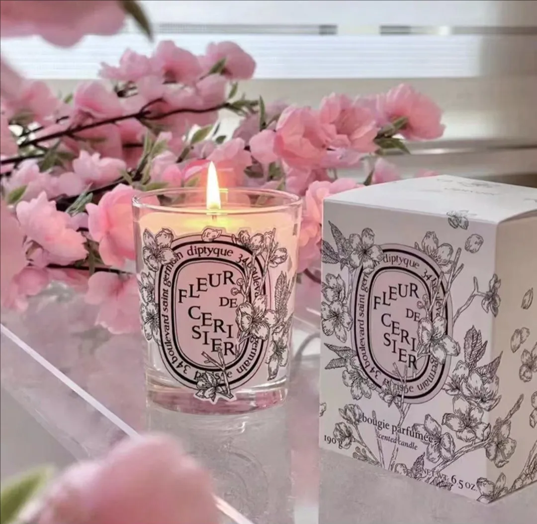 2024 style Designer diptyque Aromatherapy Candle White Pure