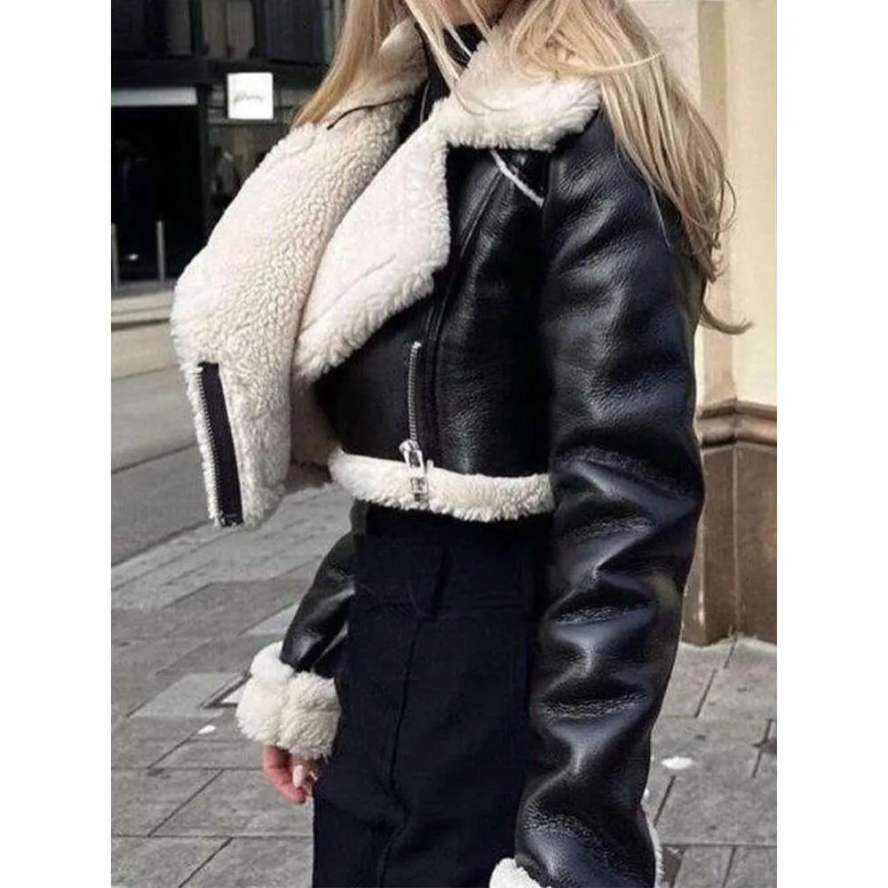 Fashionable Zipper Jackets Women: Premium Quality Short Leather Coats  Shop Now!