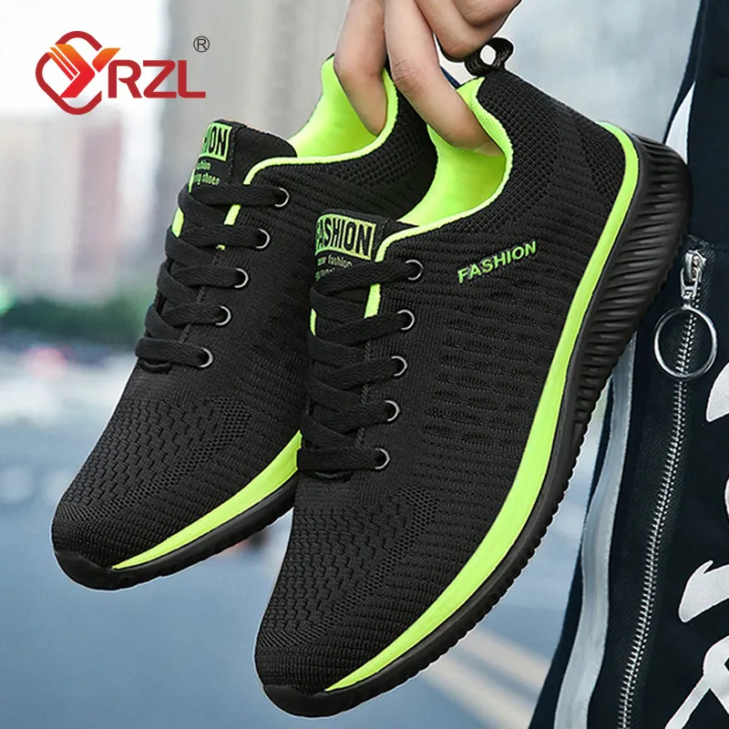 Men's Breathable Mesh Running Shoes - Lightweight Thick-Soled Sports Shoes For Walking, Tennis & Daily Wear