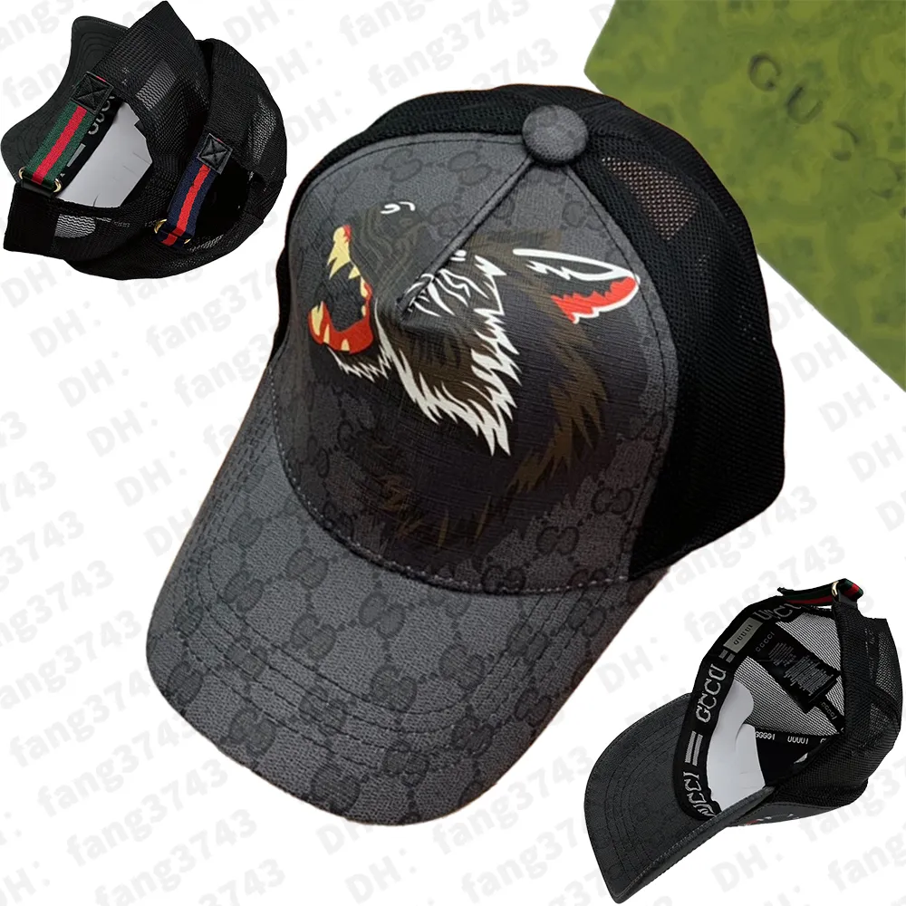 JUMBO G Fashion Designer Monogrammed Baseball Hats For Men