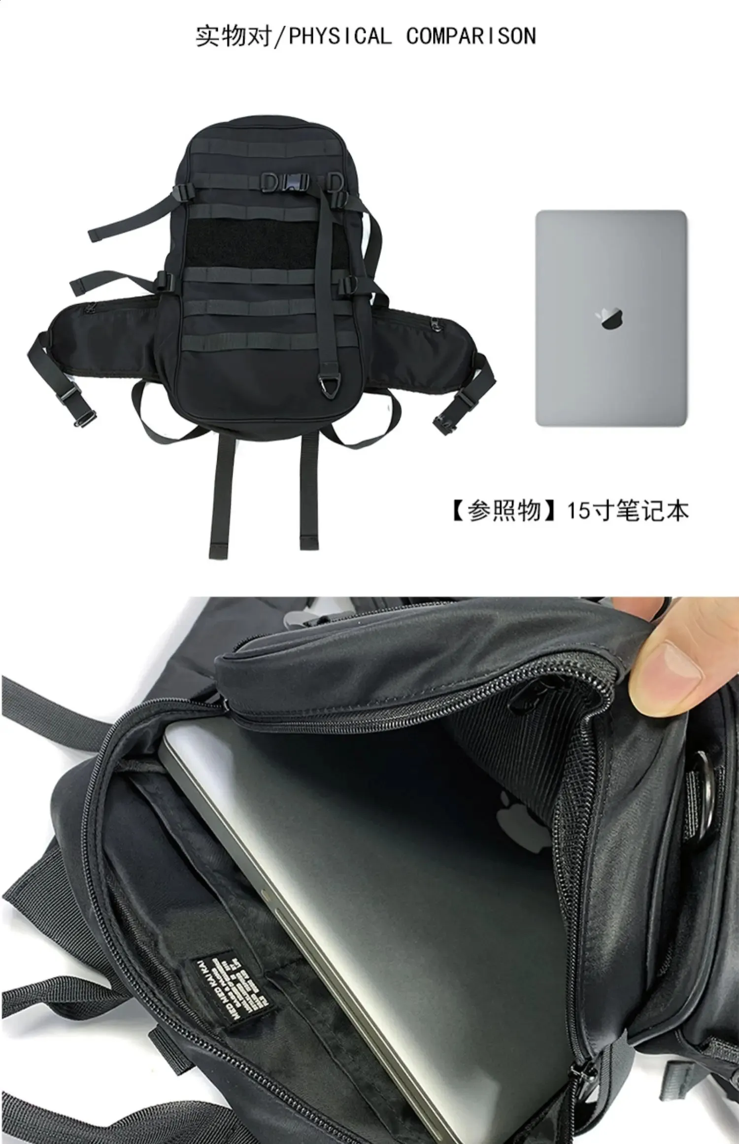 2024 Tactical Techwear sprayground backpack with Detachable 2024 Tactical Techwear sprayground backpack with Detachable