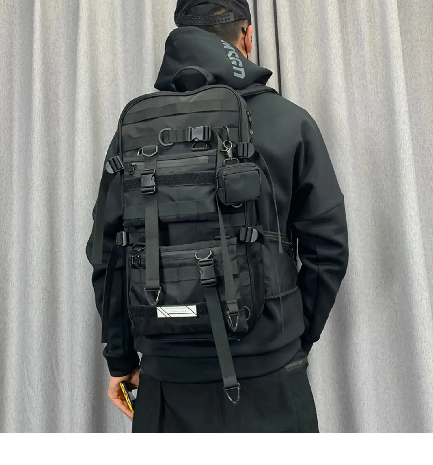 2024 Tactical Techwear sprayground backpack with Detachable 2024 Tactical Techwear sprayground backpack with Detachable
