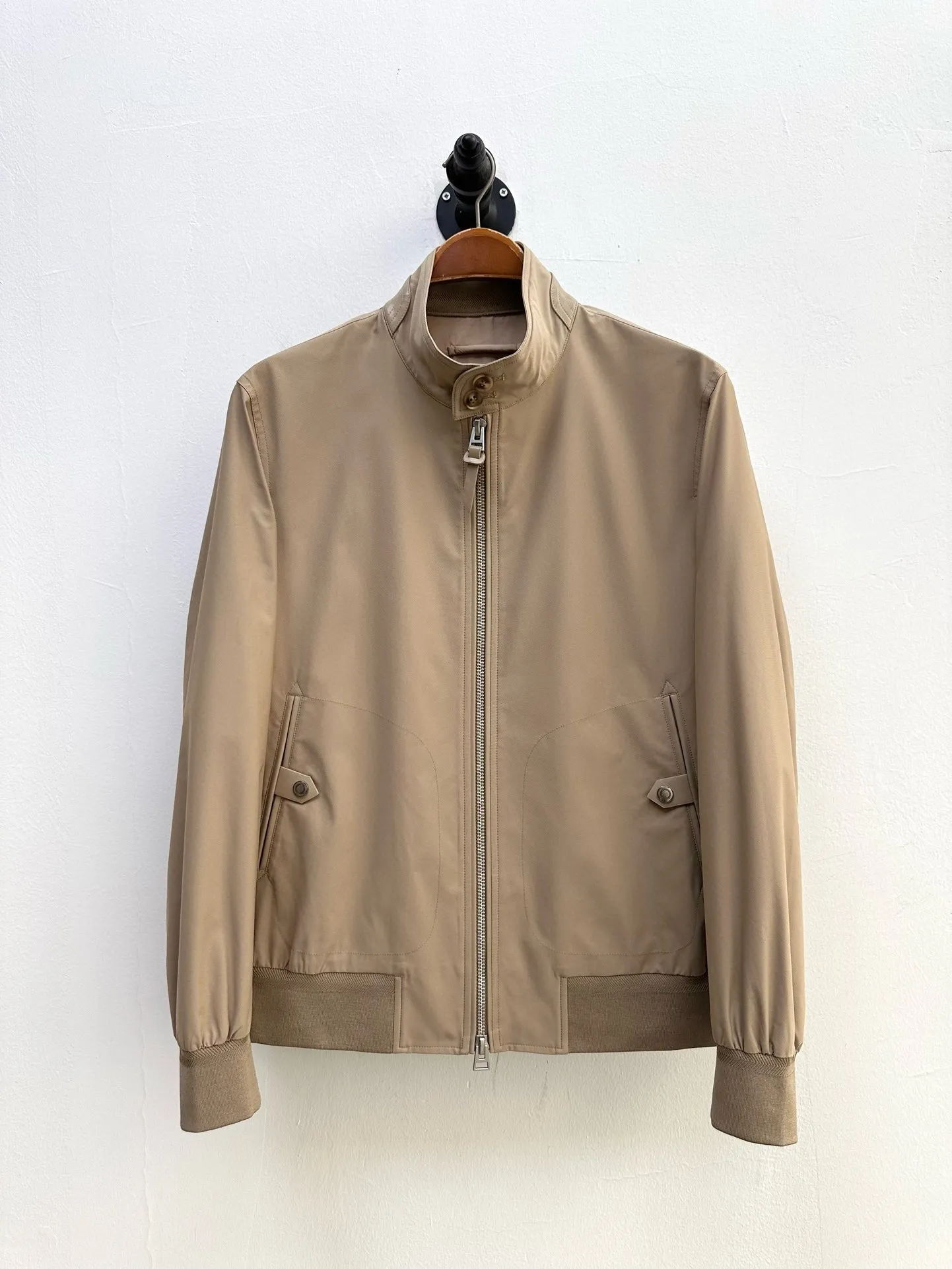 Business Casual Jacket Men Slim Fit Poplin Top, Lightweight