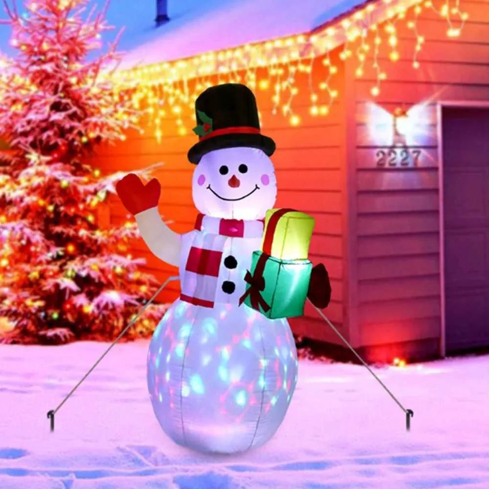 Christmas Decorations Christmas Inflatable Snowman 1.5M/1.2M Inflatable  Outdoor Garden Snowman Santa Claus Doll Decoration T240830 From Tixinf,  $8.16 | DHgate.Com, image size:1000x1000