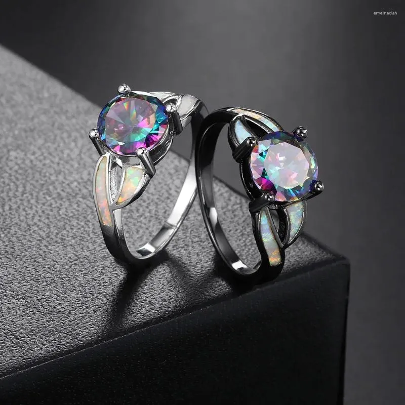 18k Rainbow Mixed Gemstone Ring | RARE FIND| Solid Gold