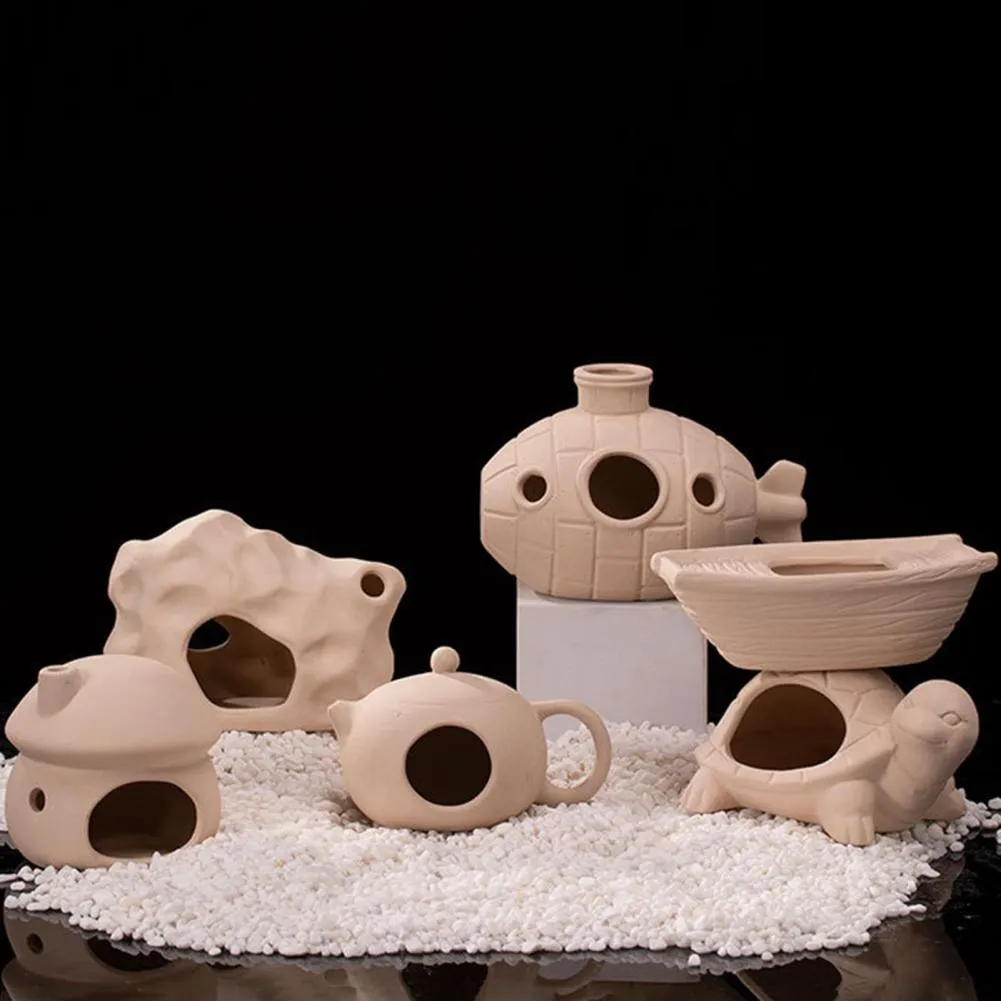 Ceramic fish tank decorations sales