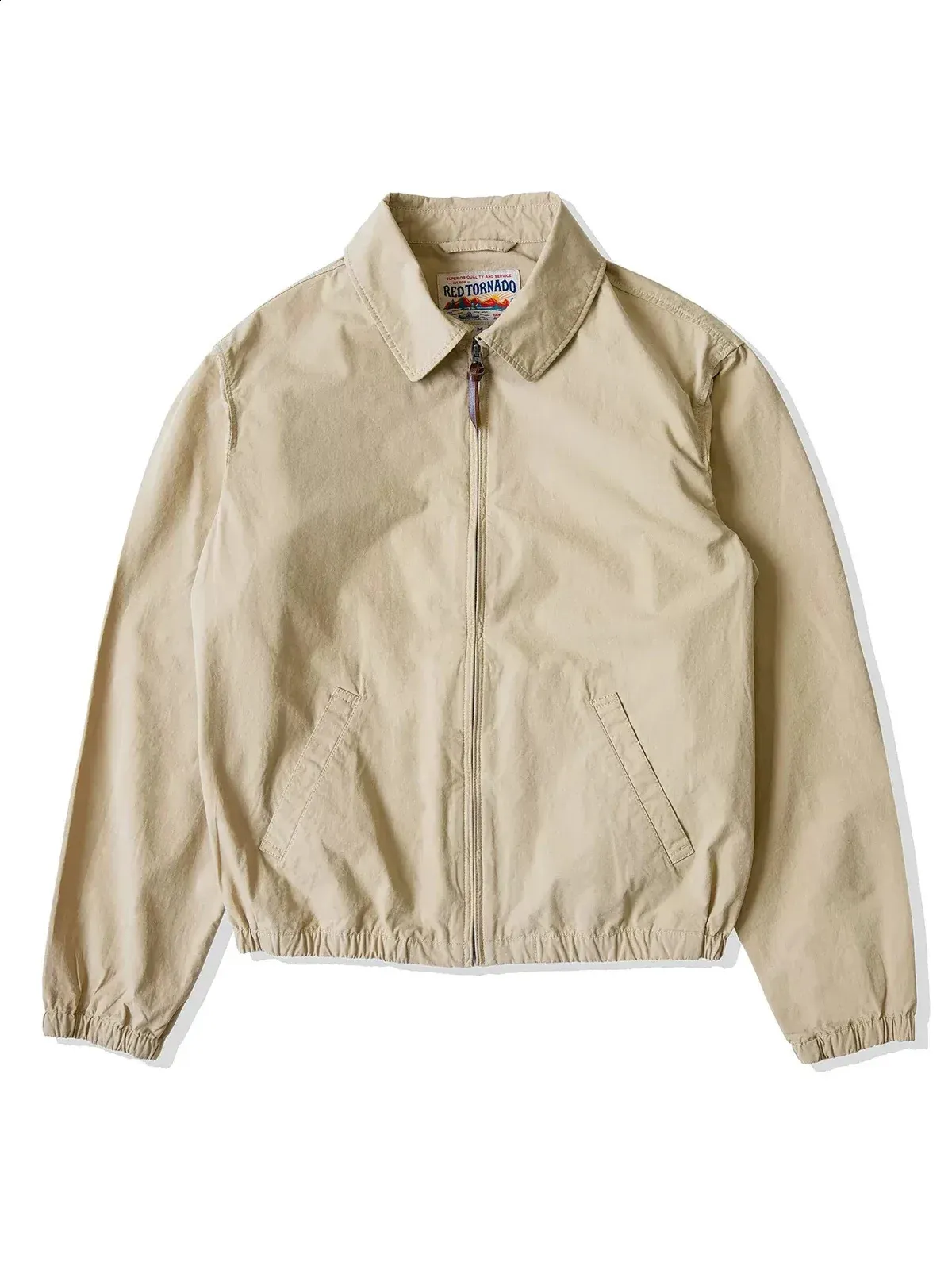 Red Tornado Mens Lightweight Windbreaker Jacket Full Zipper