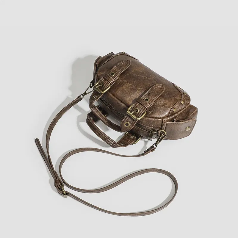 【IONSEOUL】Moto Vintage Shoulder Bag 4FM276 DHgate.com:Vintage Moto Biker Bowling Bag Style Handbag