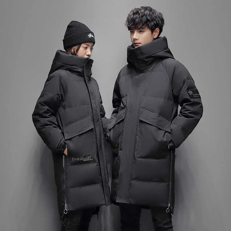 Mens Down Parkas Winter 2023 New Down Jacket Mens Autumn And Winter Trend Hooded Jacket Couples Outfit New Thick Warm CoatS248305 From 102 79 DHgate