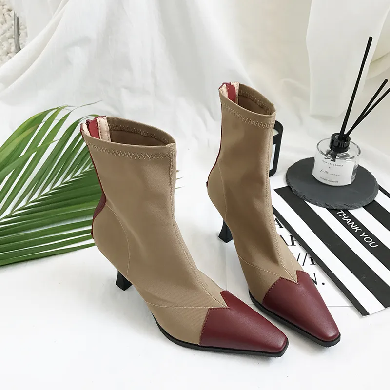 Ankle Boots Bottes 2021 Femme Bottines Monolith Bottine Prada