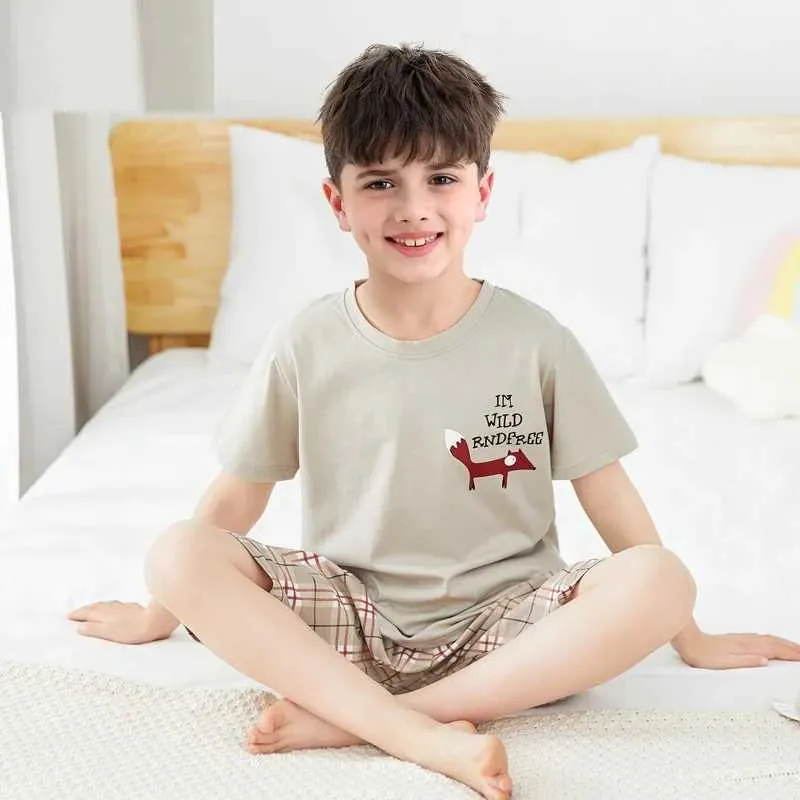 Rib Short Sleeve Summer PJ Set | Cotton Baby & Toddler PJs | Cosy