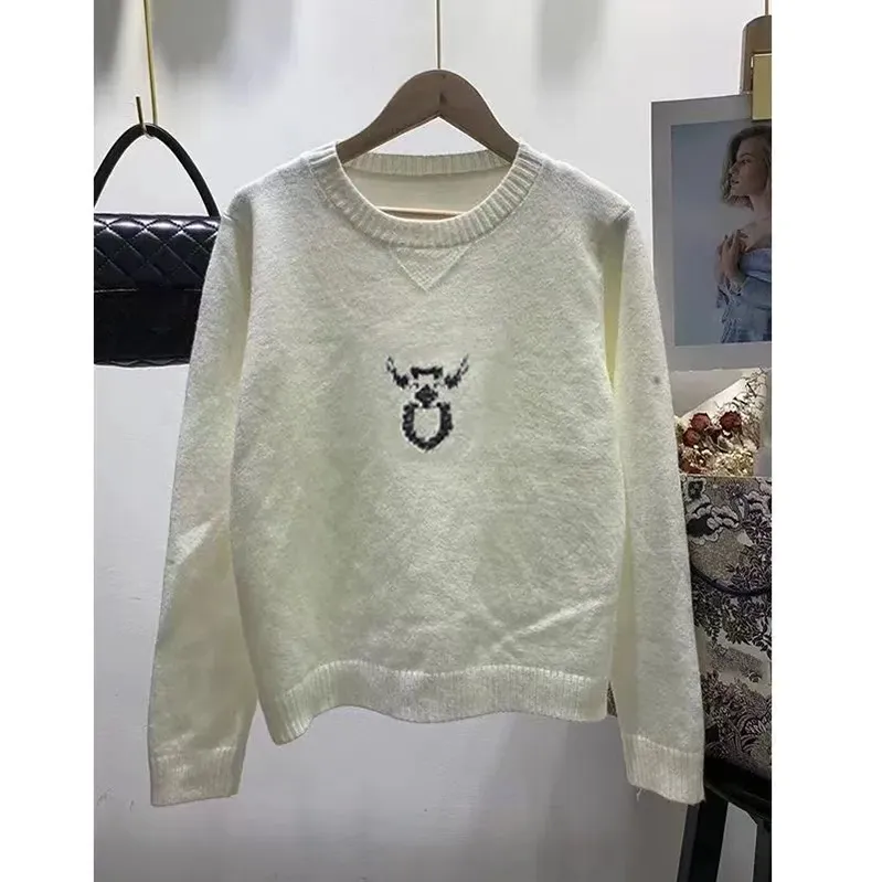 Designer Pullover Herren Damen Pullover Pullover Stickerei Print Pullover Gestrickt klassisch Strickwaren Herbst Winter warm halten_voghion.com