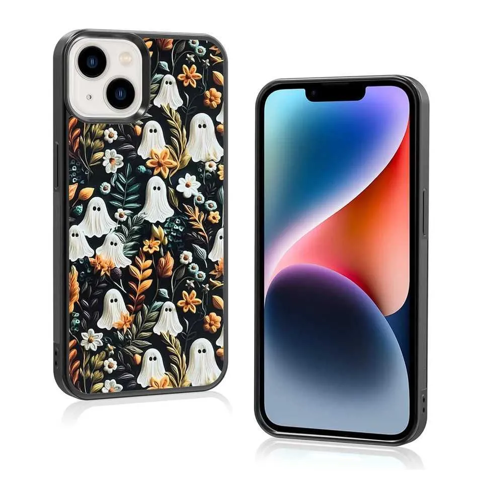 Cute Ghost Phone Case for iPhone 14 and 15 with Anti-Slip Soft Silicone  Frame Halloween Design from Dhgate Cell Phone Cases - price 12.16