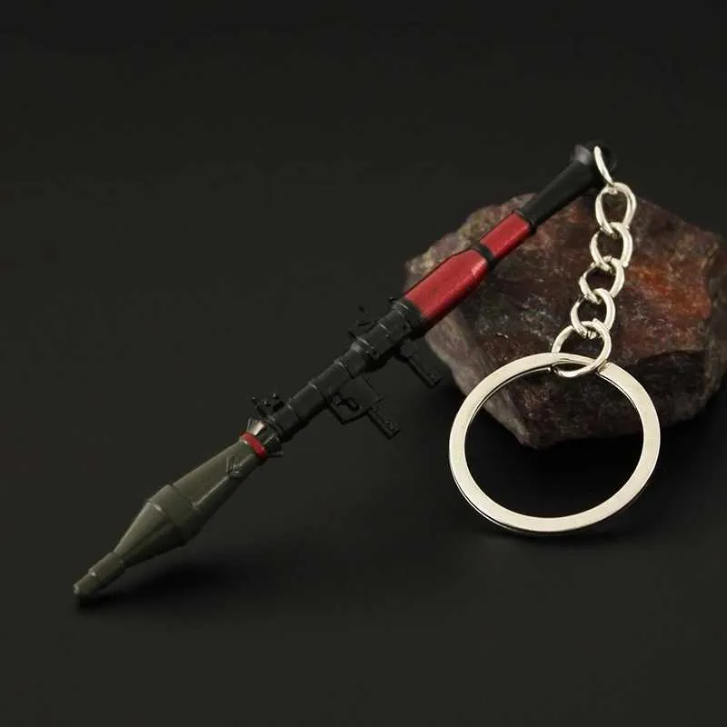 PUBG Gun Keychain - Mini Weapon Keyring, RPG 98K AWM AKM M24 Models ...