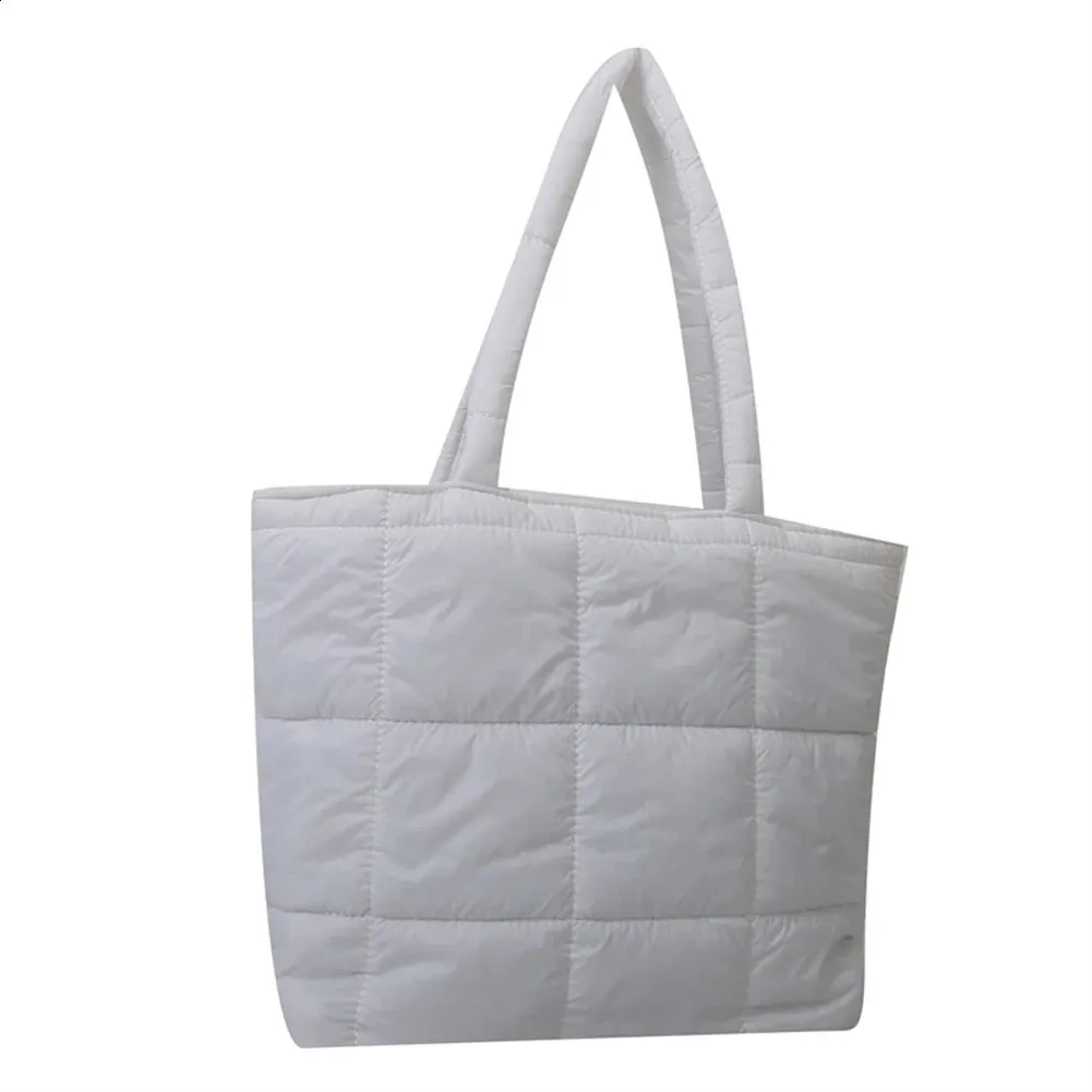 ◆as if calie◆ CALIE GURLS PADDING TOTE BAG WHITE CA24CAC00 DHgate.com:Womens Quilted Puffer Tote Bag - Cotton Down
