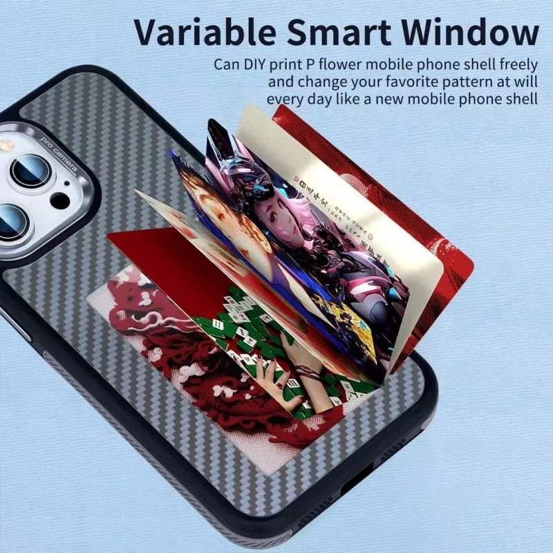 Smart Ink Screen Phone Case: DIY Designs Colorful NFC Projection