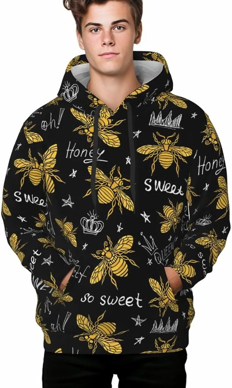 3D Printed Hoodie With Big Pockets Unisex Graphic Oversized Graphic Sweatshirt For Men And Women From Cloch shopping Vendor 18.13 DHgate.Com