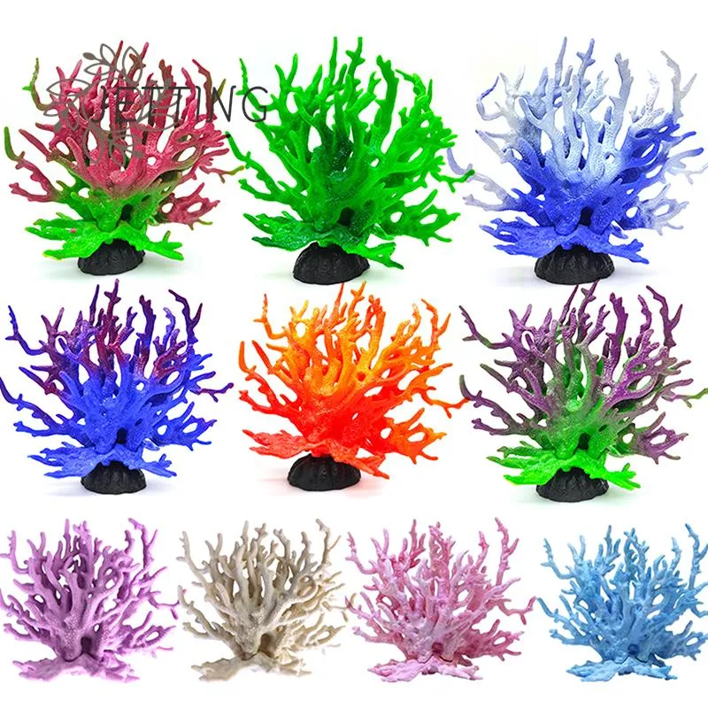 Artificial Plants For Fish Tanks Realistic Fake Coral Aquarium ...