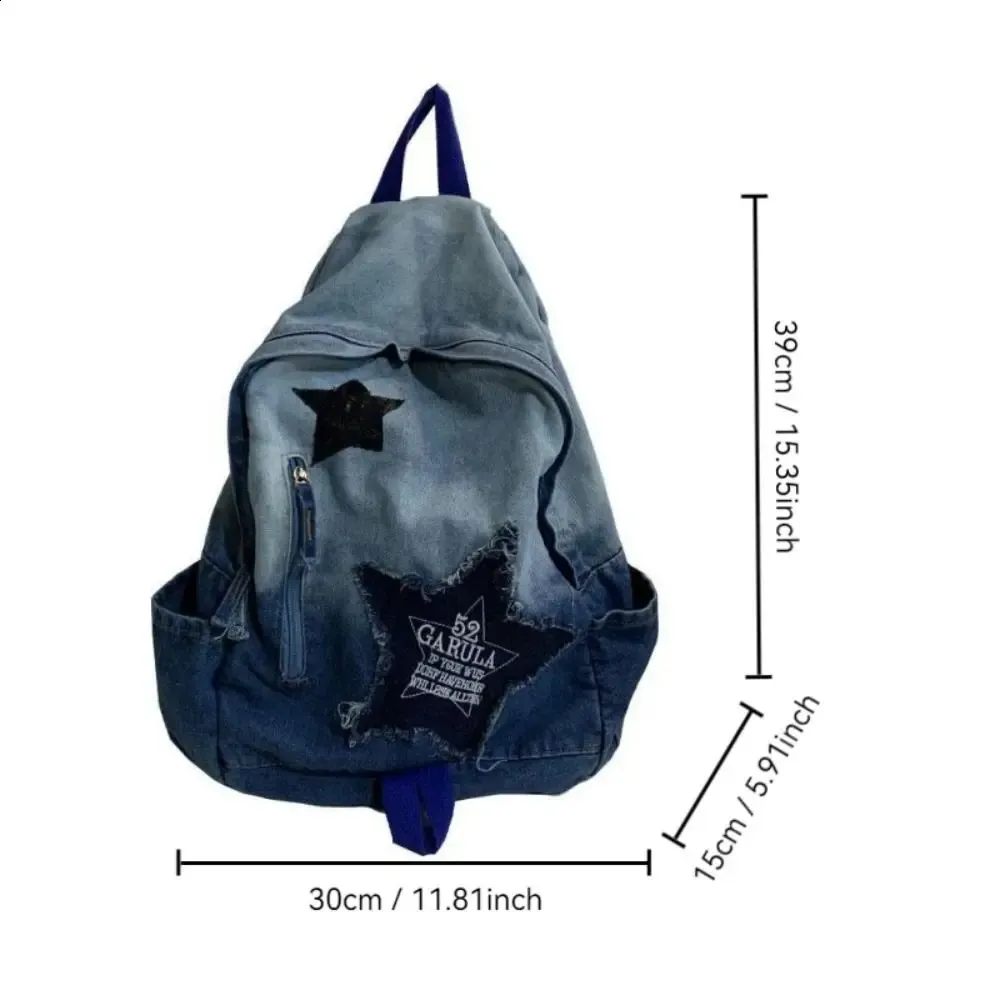 韓国 人気[THE COLDEST MOMENT] TCM STARFISH DENIM BACKPACK MUSINSA | THE COLDEST MOMENT TCM starfish denim backpack
