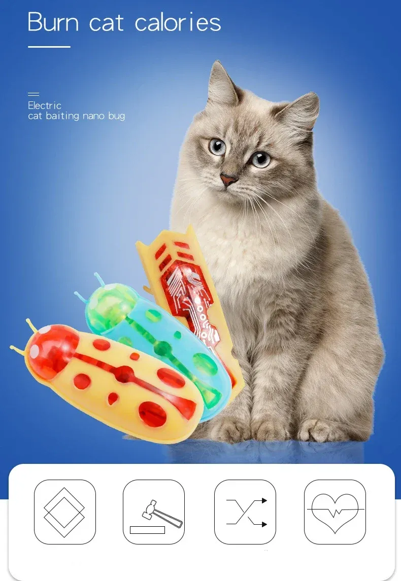 Electric Vibrating Bug Catnip Toy Plastic Mini Robot Insect Tunnel Battery  Operated for Cats from Dhgate Cat Tunnel - price 13.07