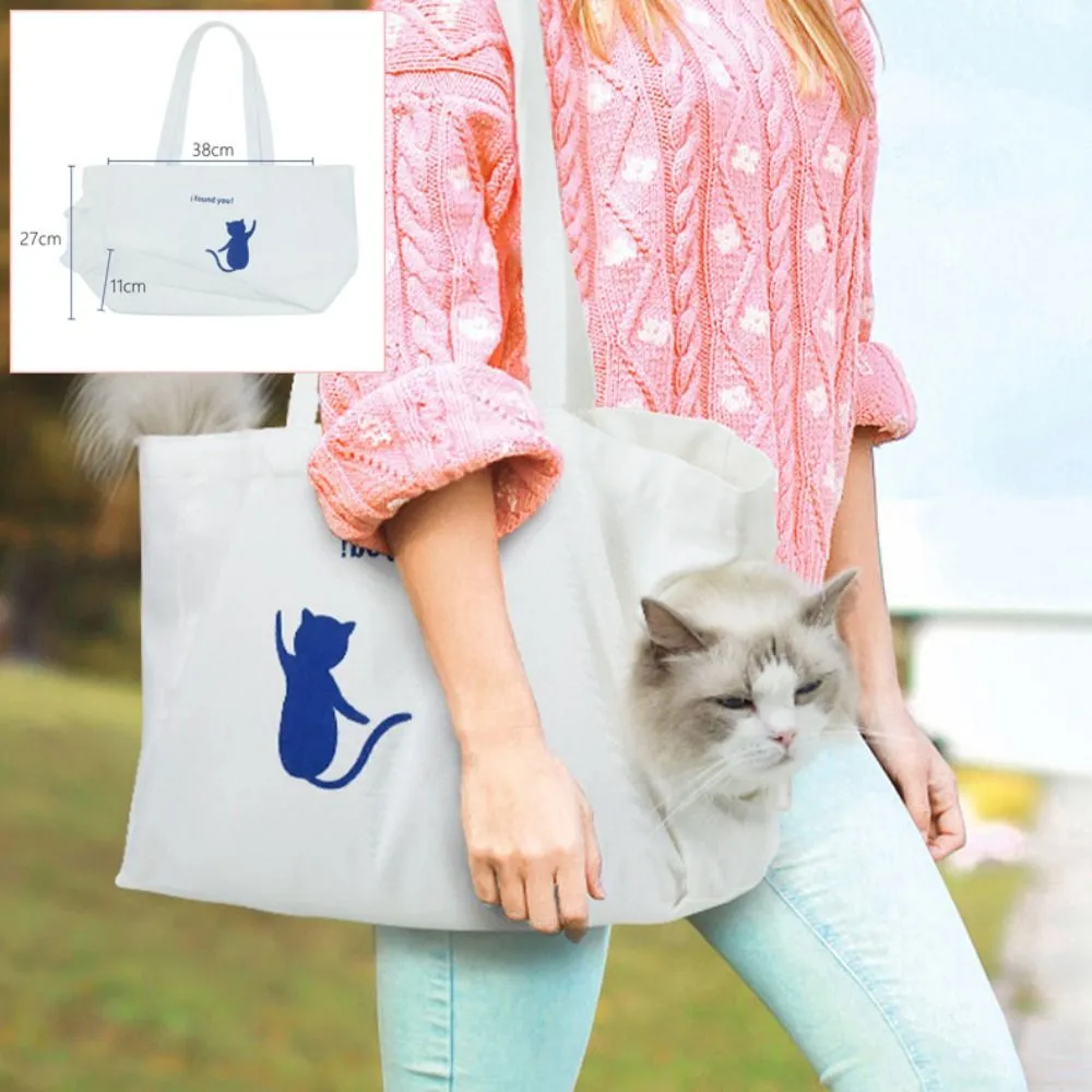 Cat Carrier Pouch Foldable Adjustable Pet Carrier Bag: Breathable