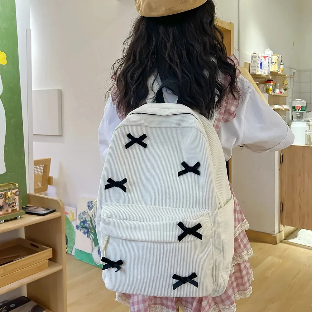 Cute Bow Backpack: Y2K Style, Large Capacity, Perfect for Students & Travel! Shop Now! from Dhgate School Bags - price 25.41 Cute Bow Backpack: Y2K Style, Large Capacity, Perfect for Students & Travel! Shop Now! from Dhgate School Bags - price 25.41