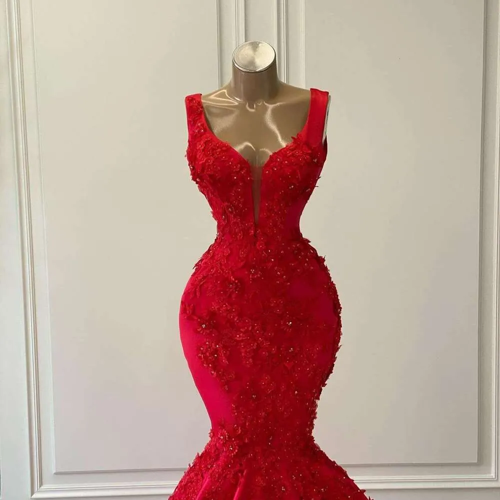 green emerald velvet dress Charming V Neck Deep Slit Red Prom Dresses, Red Formal Dresses, Red Evening  Dresses main image 0