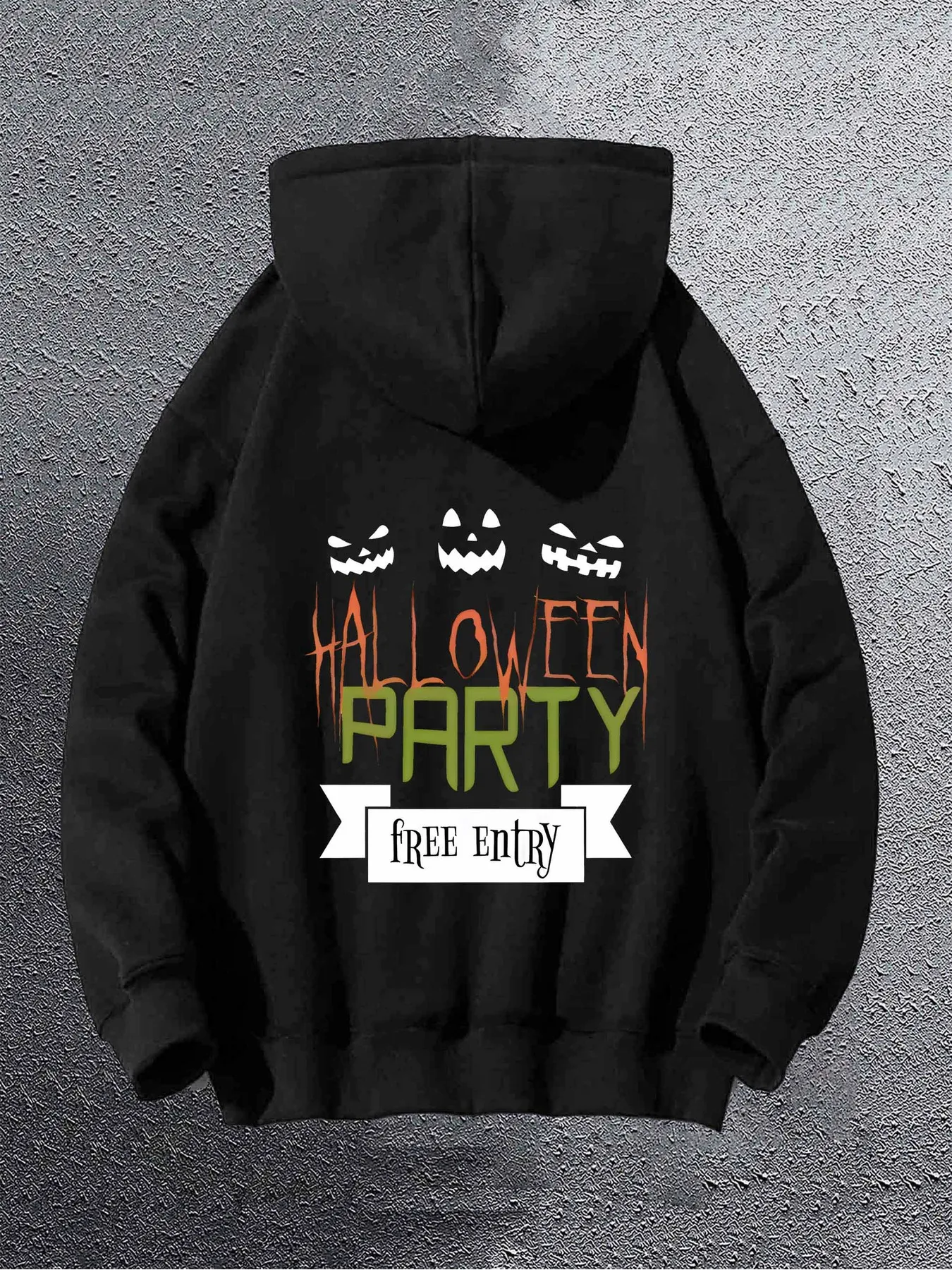 Halloween Womens Pullover Hoodies Warm Losse Tops Dames Ronde Hals Lange Mouw Pompoen Print Hoodie Mode Losse Top Rits Trui Vrouwen, Geel, XXL