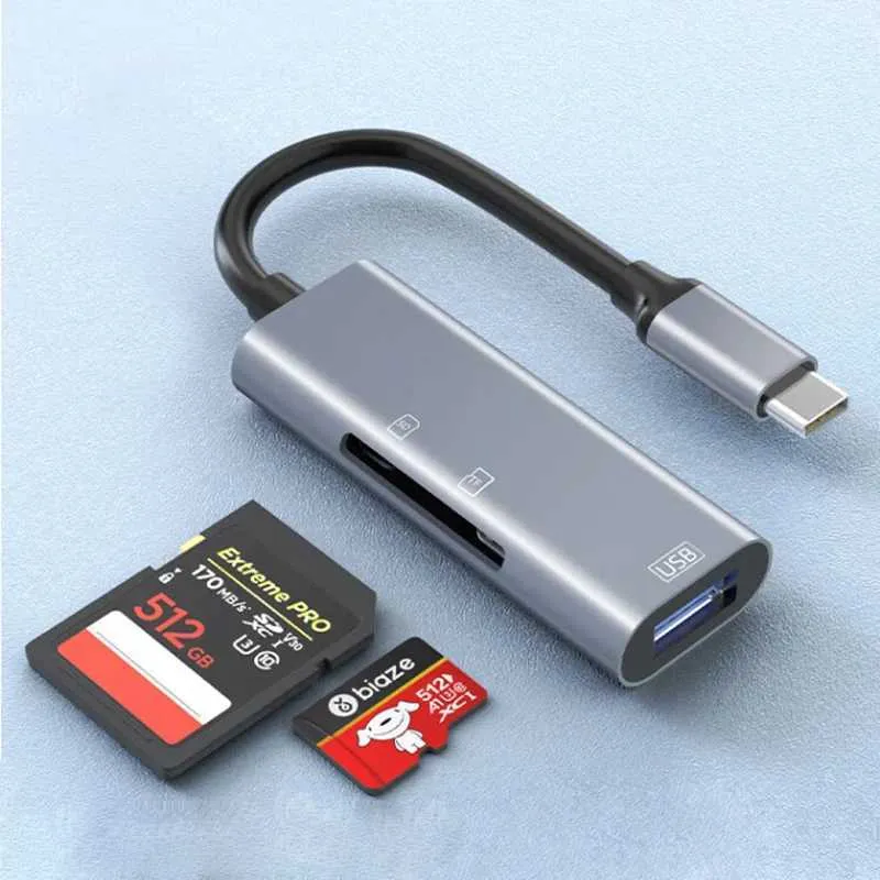 Phone OTG Card Reader 3 Port USB C Type Splitter... From Honey_fruit ...