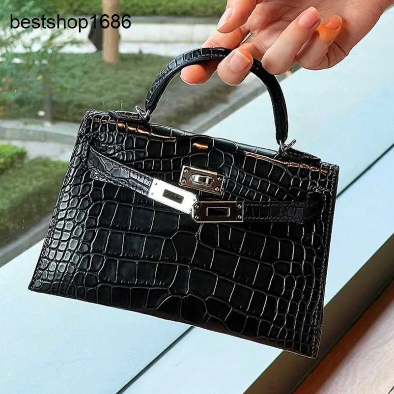 Mini Square Crocodile Bag: Handmade Designer Handbag for