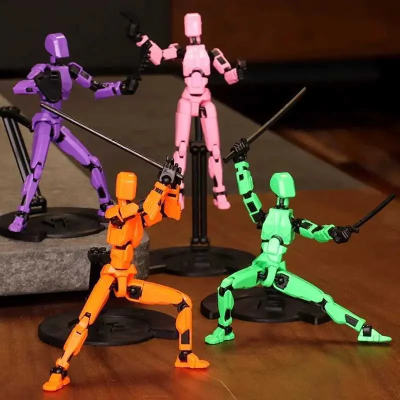 3D Printed Lucky 13 Robot Action Figure - DIY Human Body Model for ...