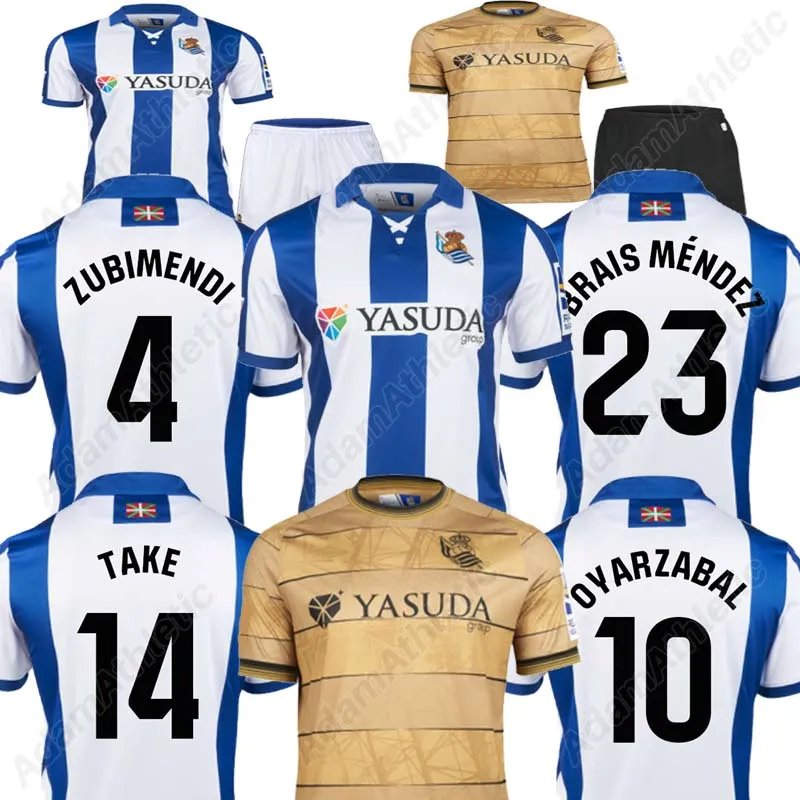 Real Sociedad Voetbaltrui 2024 Kidskit Ademend Polyester Voetbal Shirt Oyarzabal Neem Brais Mendez Zubeldia Merino Zubimendi Andre Silva Elk Naamnummer Aangepast Van 12 51 DHgate