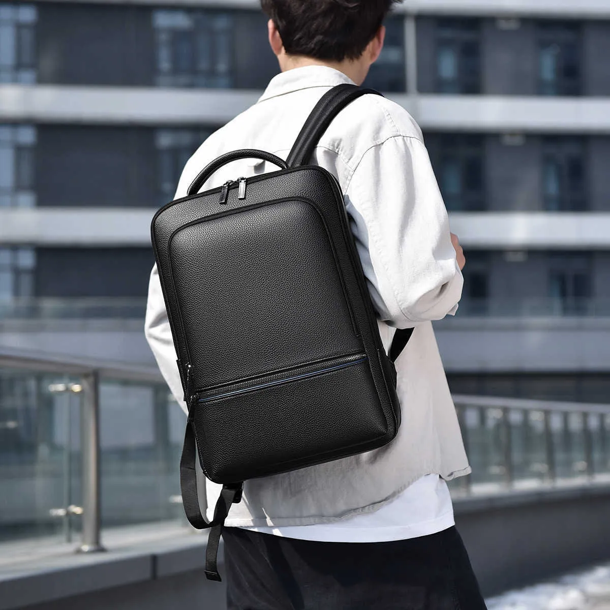 Backpack business leisure computer bag Alpine Swiss 16” Laptop Backpack Slim Travel Computer Bag  main image 2