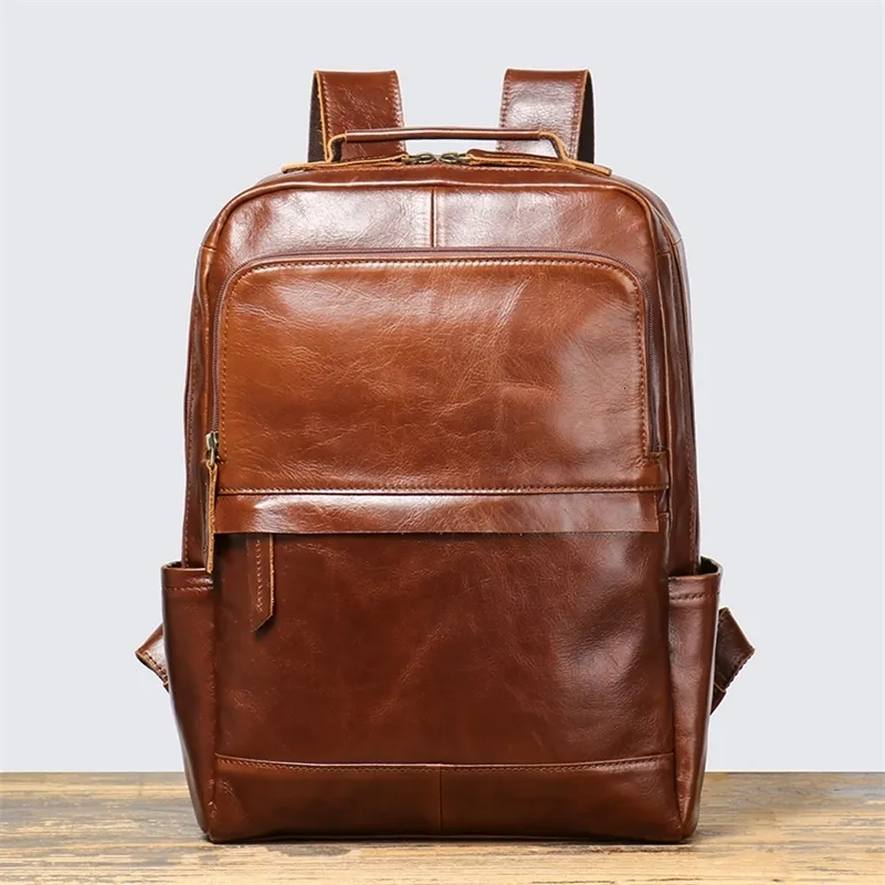 aliexpress leather backpack Mens with Front Pocket, Dark Brown / L built for all Backpack Purse Aliexpress Sac