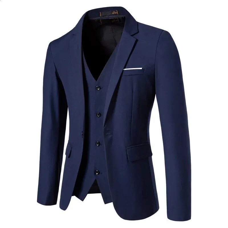 ジャケット・アウター Made In England 2 piece suit Mens Slim Fit Two-Piece Suit: Blazer & Vest - England Style