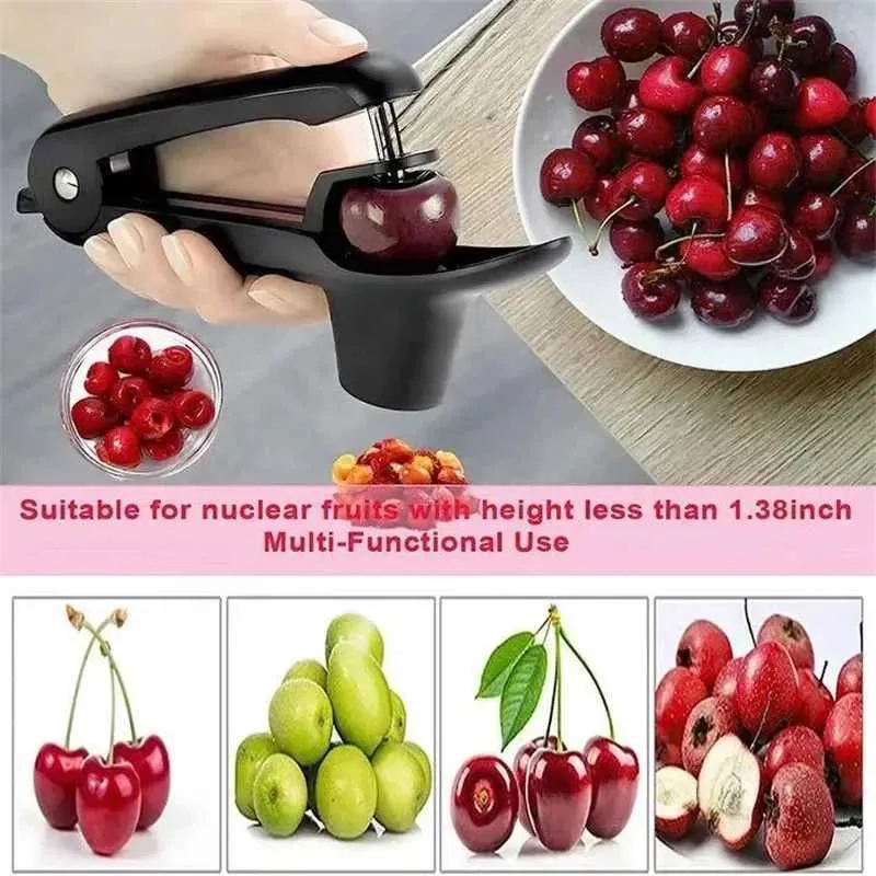 Cherry Pitter & Fruit Corer Tool - Handheld Cherry & Olive Pit Remover, Easy To Clean - View #10