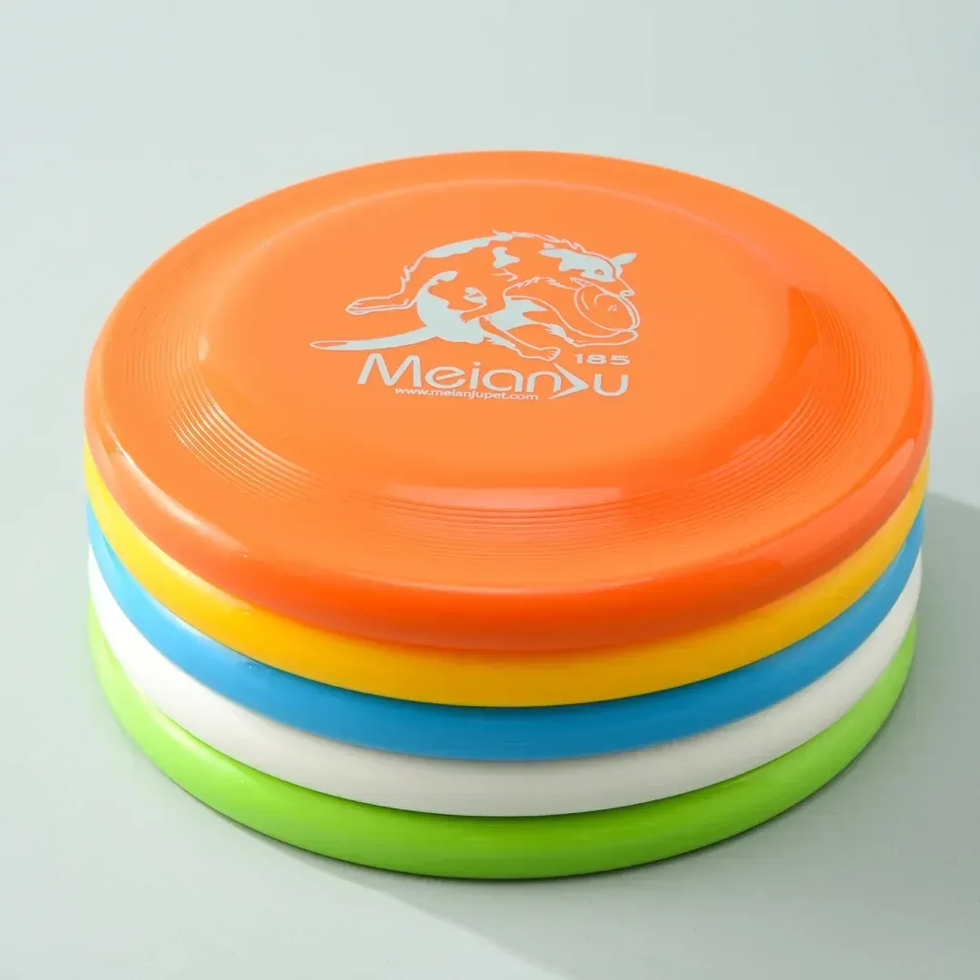 Dog Frisbee - Bite-Proof Flying Disc For Small Dogs, Interactive Outdoor Training Toy (Green)