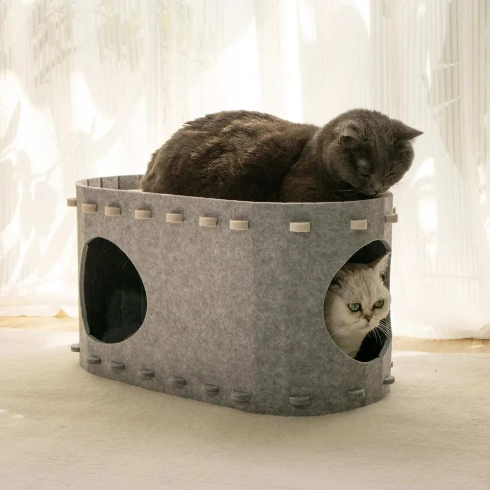 Cat house felt 2025