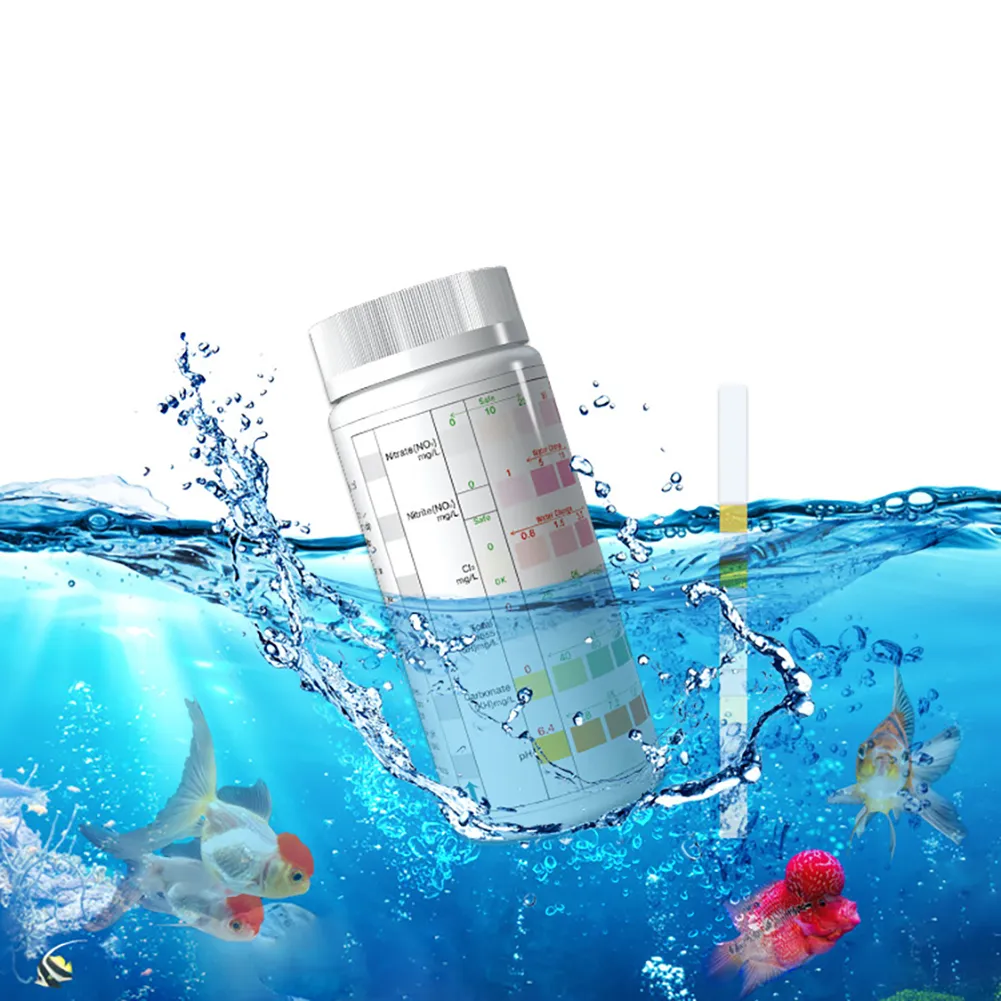 Illustration of Testing Kit For Aquarium Water Quality And Inverts