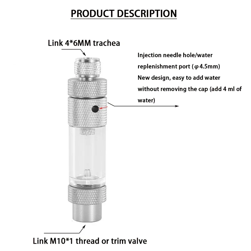 Curated visual reference: Visual Reference: Aquarium Co2 Regulator With Water Injection System