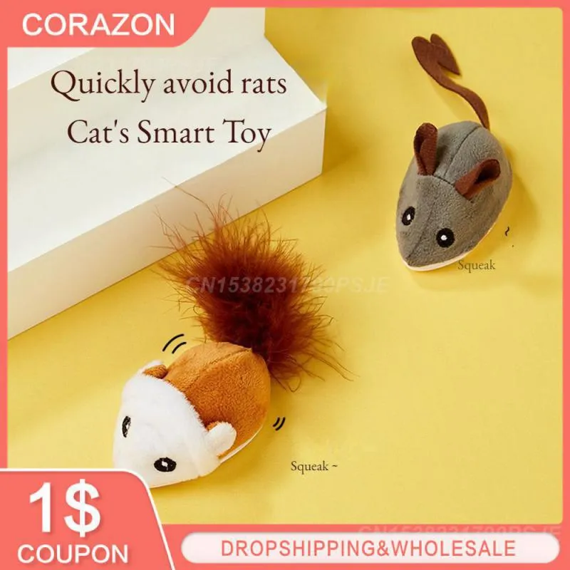 Interactive Electric Squirrel Cat Toy With Moving Fun And Vocal Plush Mouse Design Perfect For Pet Playtime And Learning From Dh911877168 10.12 DHgate.Com