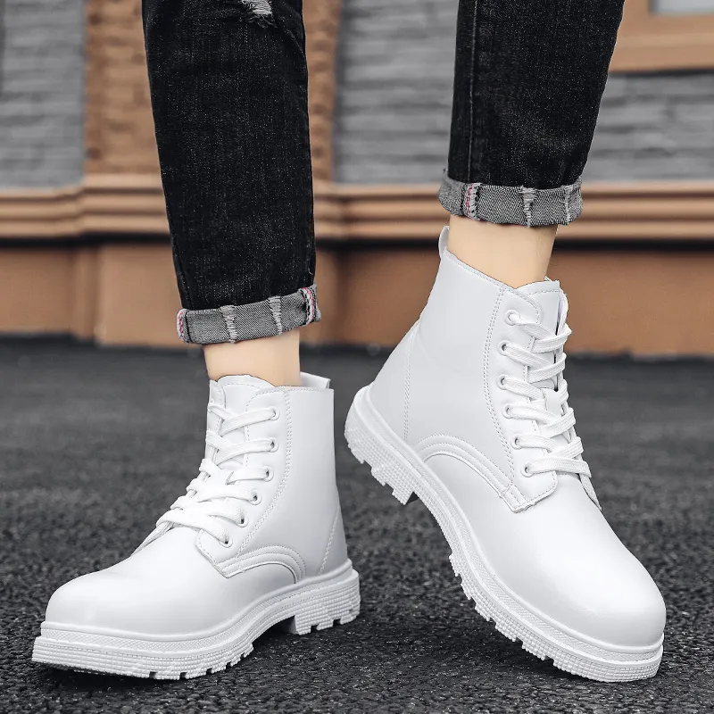 Footwear Are White Boots In Style 2019 Combat Boots White Platform