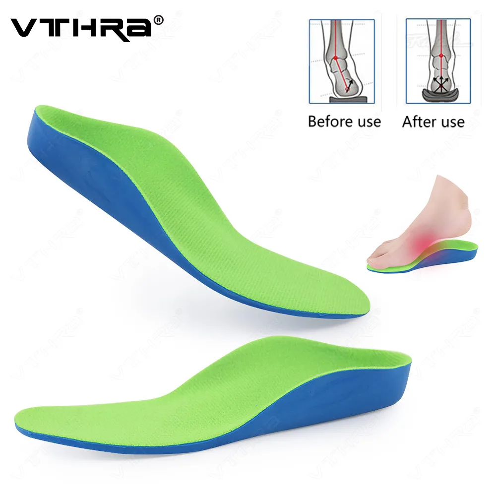 Medial Arch Support Insoles Children's Shoe Inserts For Flat