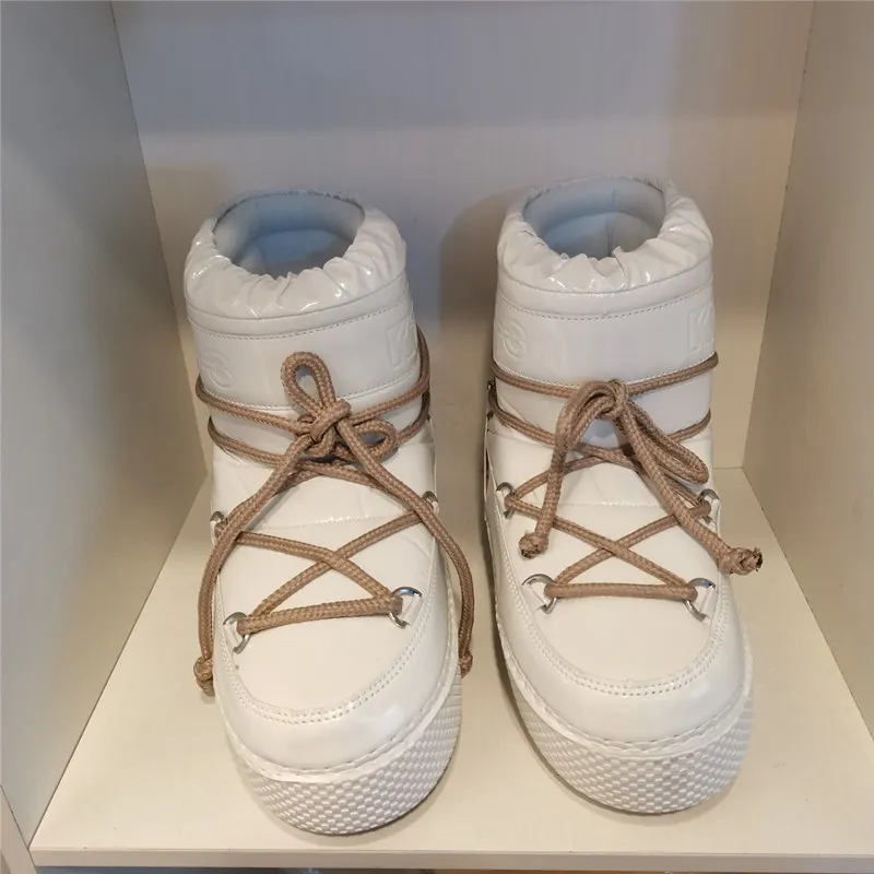 Botas Mujer 2022 New Snow Boot Women Winter Warm Shoe Skiing Space Boots Round Toe Platform Ankle Snowboots_voghion.com
